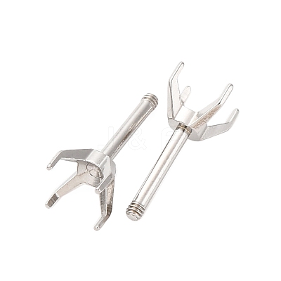 304 Stainless Steel Stud Earring Findings STAS-B091-02B-05P-1