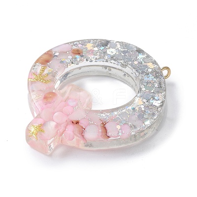 Resin Pendants RESI-B029-01P-Q-1