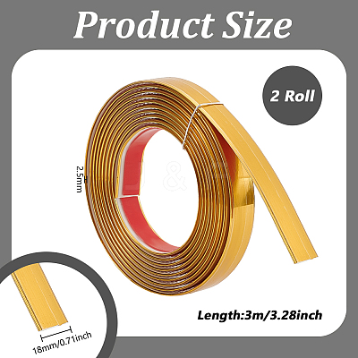PVC Plastic Edge Banding DIY-WH0581-03-1