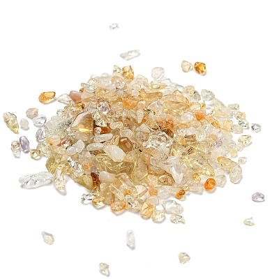 Heated Natural Citrine Chip Beads G-O103-09B-1