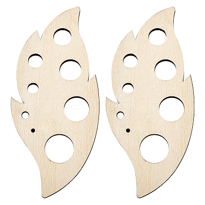 Unfinished Wood Pendants WOOD-WH0026-37B-01-1
