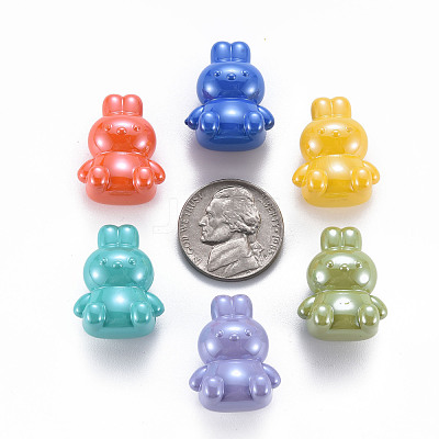 Pearlized Opaque Acrylic Beads MACR-S373-41I-1