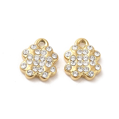 304 Stainless Steel Charms STAS-L025-007G-1