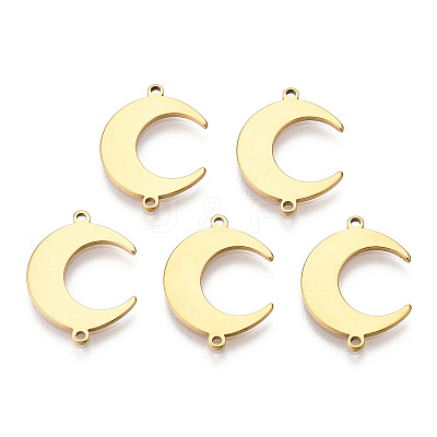 201 Stainless Steel Connector Charms STAS-R107-16G-1