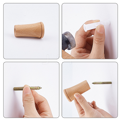 Wooden Hook Hanger AJEW-WH0189-45-1