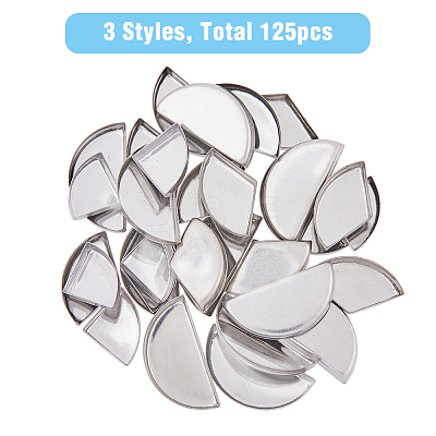 3 Style 2/3/4 Compartments Empty Round Iron Eyeshadow Replacement Box FIND-FH0007-33-1