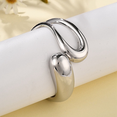 Alloy Hinged Bangles for Womrn BJEW-D312-01P-1