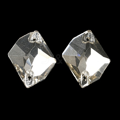 Glass Connector Charms GLAA-A006-11B-1