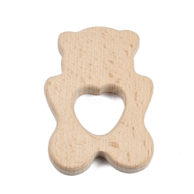 Natural Beech Wooden Baby Teething Toys WOOD-U003-06-1