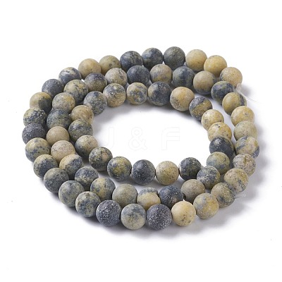Natural Yellow Turquoise(Jasper) Beads Strands X-G-H245-02B-1