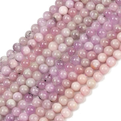 Natural Kunzite Beads Strands G-L478-11-8mm-01-1