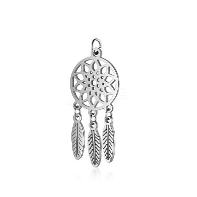 Non-Tarnish 304 Stainless Steel Pendants STAS-T036-T507S-1