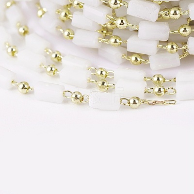 Handmade Glass Beaded Chains CHC-F008-B02-1