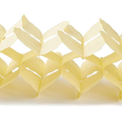 3m Clover Paper Pull Flowers LS-AJEW-WH0022-11G-1