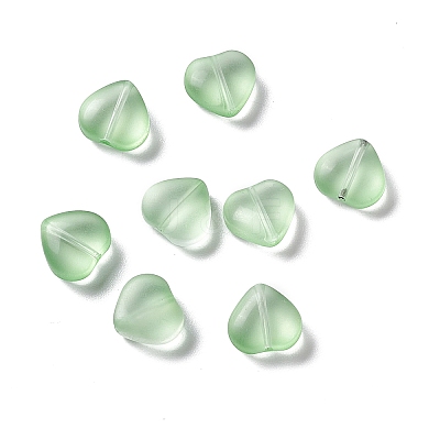 Electroplate Frosted Glass Bead EGLA-H102-08A-1