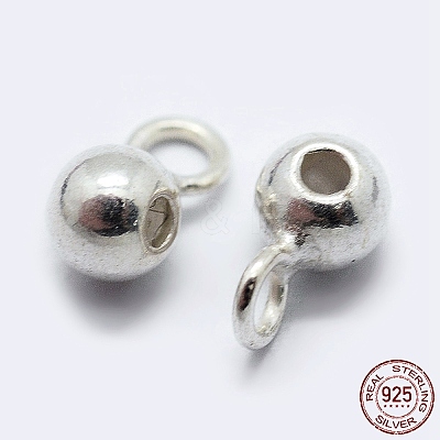 925 Sterling Silver Tube Bails X-STER-K167-047A-S-1