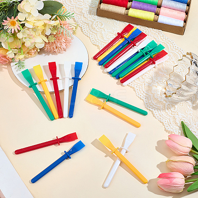 25Pcs PP Plastic Palette Knives FIND-CP0003-46-1