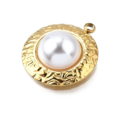Plastic Pearl Pendants LS-STAS-Q360-03C-G-1