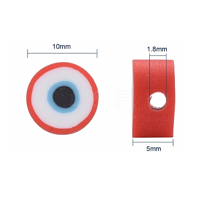 Handmade Polymer Clay Beads CLAY-CJ0001-13-1