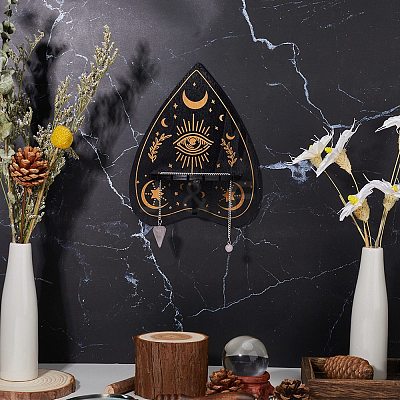 DIY Poplar Wood Display Stand Decorations AJEW-CN0001-63B-1