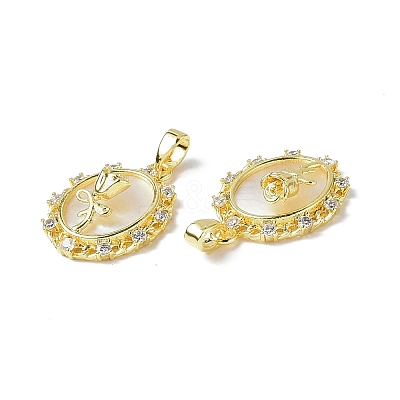 Shell Pendants X-KK-P223-06G-01-1