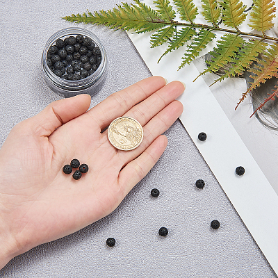 DIY Natural Lava Rock Bead Stretch Bracelet Making Kits DIY-CJ0001-21D-1