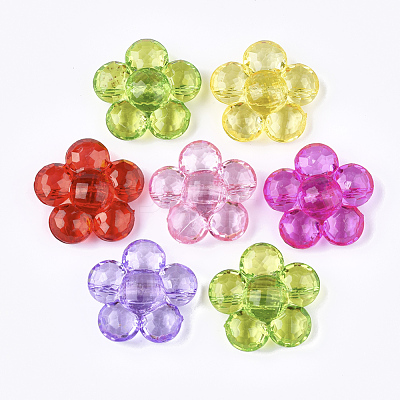 Transparent Acrylic Shank Buttons TACR-S133-131-1