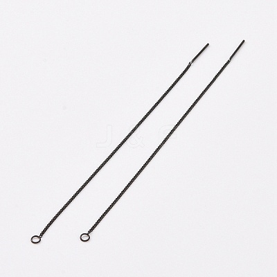 304 Stainless Steel Stud Earring Finding X-STAS-E161-07EB-1