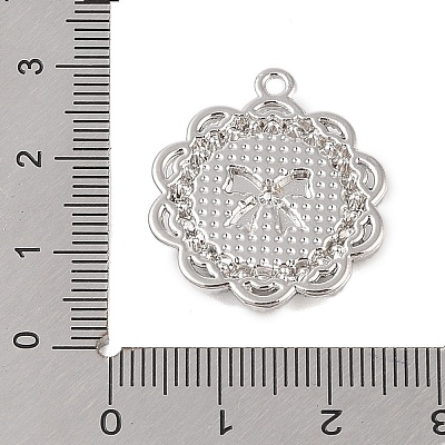 Rack Plating Alloy with Acrylic Pendants FIND-B037-02P-02-1