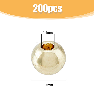 200Pcs Alloy Beads FIND-HY0001-68-1