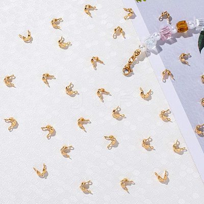 Yellow Gold Filled Bead Tips KK-A130-02-1