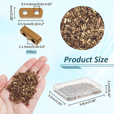 640Pcs Electroplated Glass Seed Beads SEED-NB0002-05C-1
