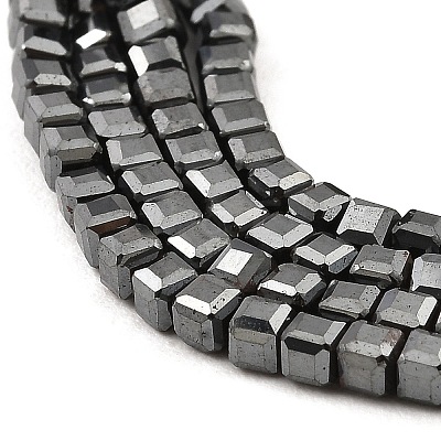 Electroplated Synthetic Non-Magnetic Hematite Beads Strands G-E606-C01-B-1
