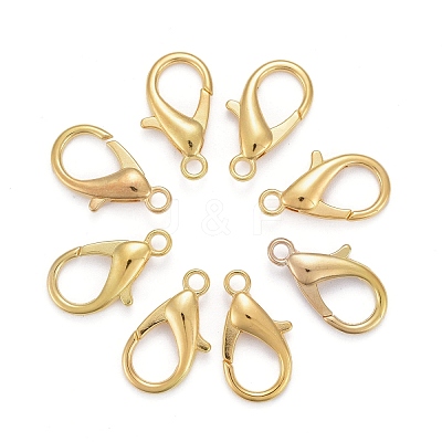 Zinc Alloy Lobster Claw Clasps E107-G-NF-1