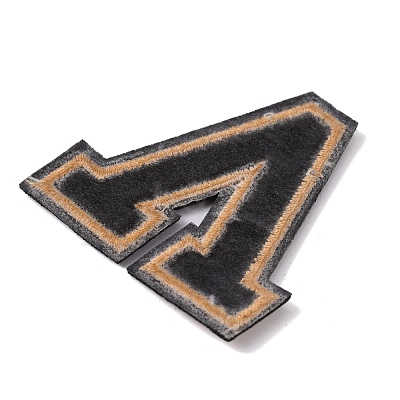 Polyester Computerized Embroidery Cloth Iron On Sequins Patches PATC-SZC0001-01V-1