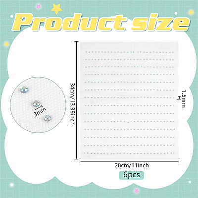 Hotfix Rhinestone LS-DIY-WH0580-70D-02-1
