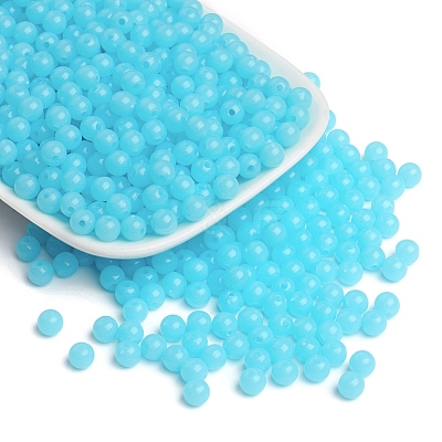 Fluorescent Acrylic Beads MACR-R517-6mm-05-1
