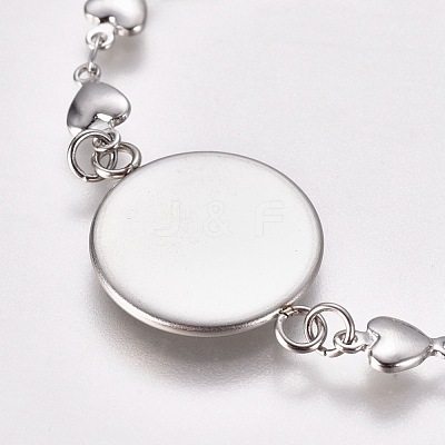 304 Stainless Steel Bracelet Making STAS-WH0014-26P-1