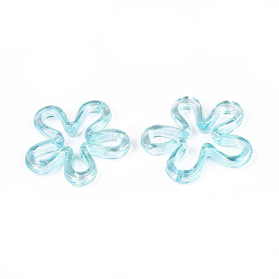 Plated UV Acrylic Beads TACR-S161-04C-1
