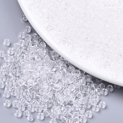Transparent Glass Beads SEED-S040-09A-12-1