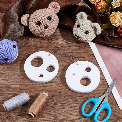 Acrylic Safety Eye Size Tools AJEW-BC0008-29A-1