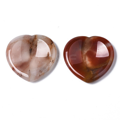Natural Agate Thumb Worry Stone G-N0325-01-04-1