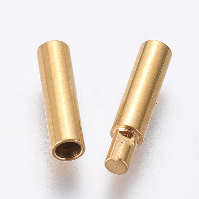 304 Stainless Steel Bayonet Clasps STAS-L134-04G-1