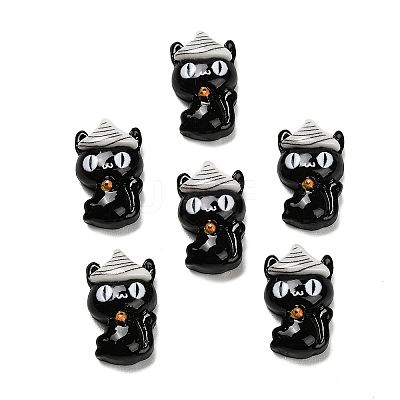 Halloween Opaque Resin Cabochons CRES-I045-01A-01-1