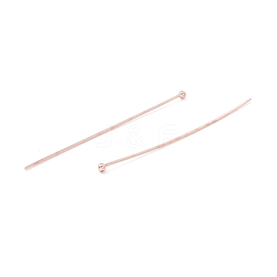 Brass Ball Head Pins KK-WH0058-02D-RG-1