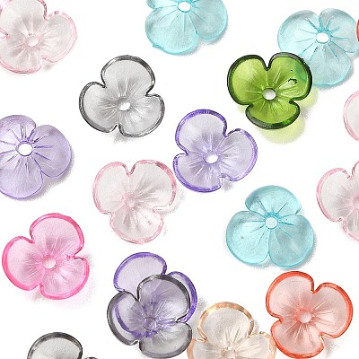 Transparent Acrylic Bead Caps TACR-YW0001-84-1