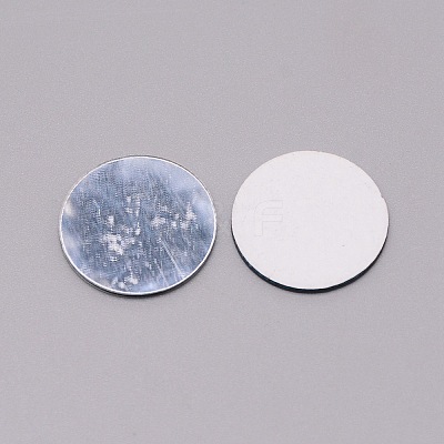 3D Mirror Flat Round Acrylic Mosaic Wall Sticker DIY-WH0301-29-1