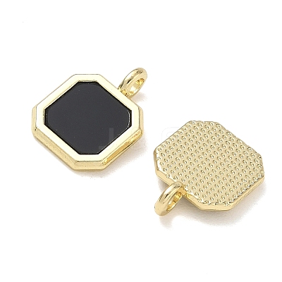 Alloy Acrylic Pendants AL-CBA4262-03G-02-1