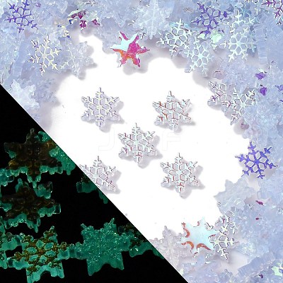 Luminous & Electroplate Resin Decoden Cabochons RESI-Z032-01A-1