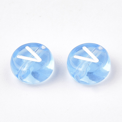 Transparent Acrylic Beads TACR-N002-04C-1